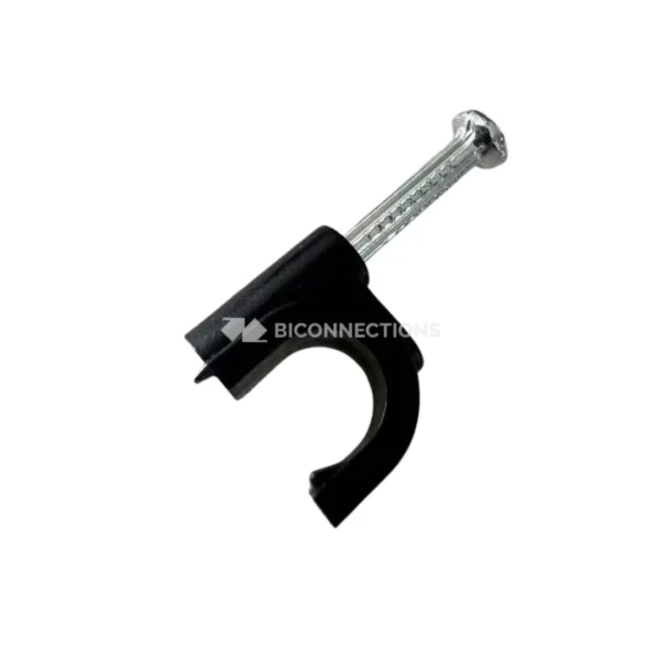 Plastic Nail Clamp for RG6 Cable - Image 3