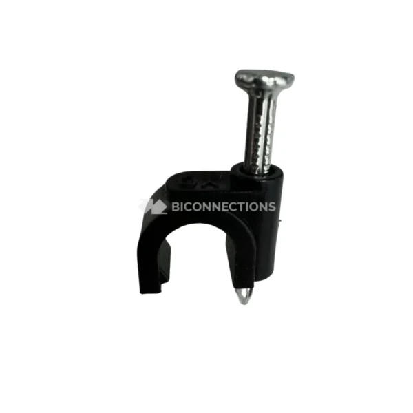 Plastic Nail Clamp for RG6 Cable - Image 4