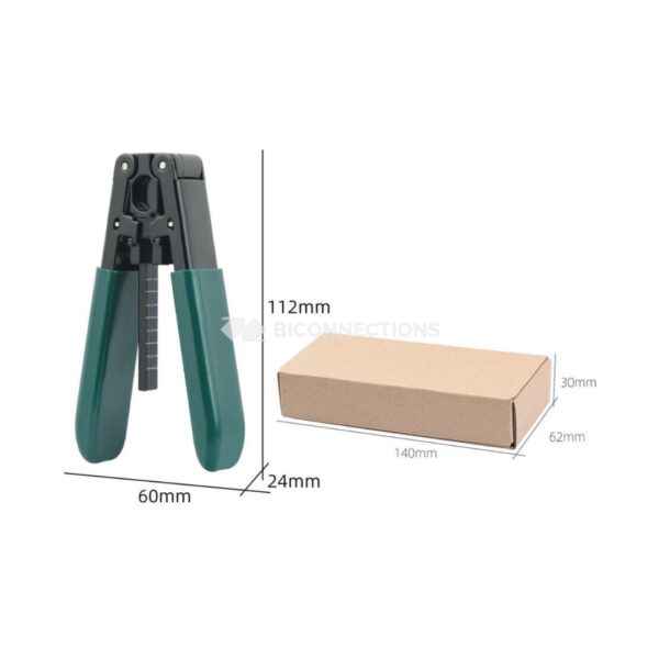 Plastic Sheath Stripper for FTTH Flat Cable with Measuring Strip